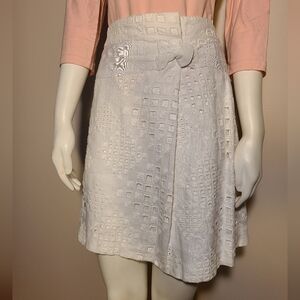 Women's textured summer skirt